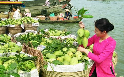 Marché flottant